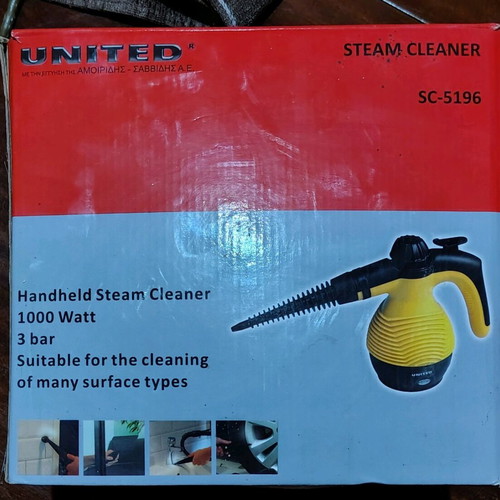 United steam cleaner used, missing cleaning cloth