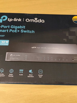 TP-LINK TL-SG2008P v3 Managed L2 PoE+ Switch με 8 θύρες Ethernet καινούργιο