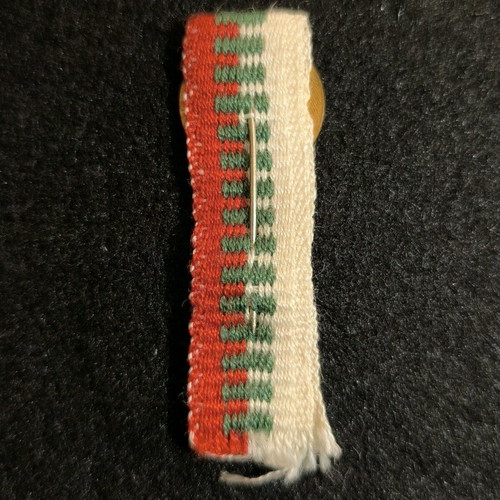 Lithuania lapel pin like new with special ribbon
