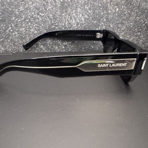 YSL Unisex Sunglasses SL 660 001 Like New Black Acetate Frame