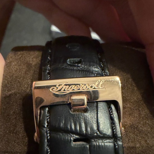 Ingersoll Tonneau Automatic Skeleton 43mm brand new, gold