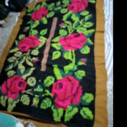 Handwoven loom rugs new, set of 9 pieces