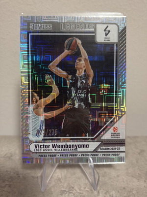 Victor Wembanyama 2024-25 Panini Donruss EuroLeague Choice new