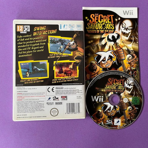 The Secret Saturdays: Beasts of the 5th Sun Nintendo Wii used game