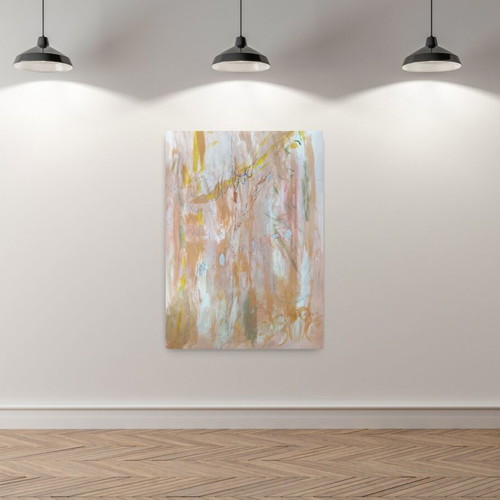 You Are Free II Abstract Large Painting New, Ready to Hang