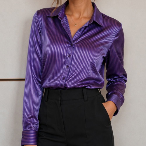 Women's shirt L purple like new