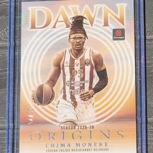 Chima Moneke Dawn 2025-26 Panini Euroleague Origins card new