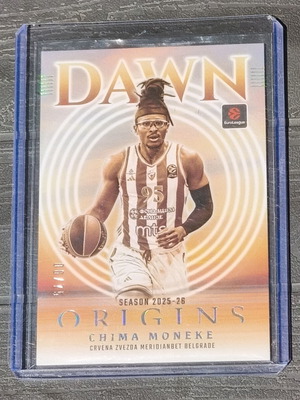 Chima Moneke Dawn 2025-26 Panini Euroleague Origins card new