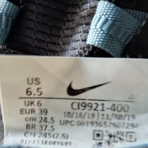 Nike Free 5.0 sneakers size 39, 24.5 cm, grey multicolor