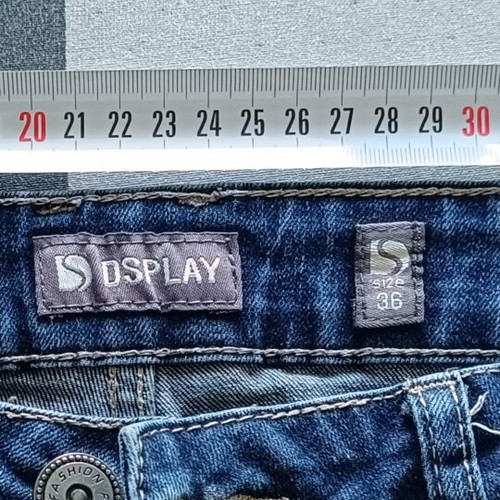 Dsplay Slim Fit Elastic Men's Jeans W36 new, dark blue