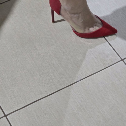 Zara red pumps with transparency size 36 like new
