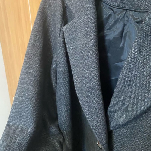 Zara long jacket new, gray, size large