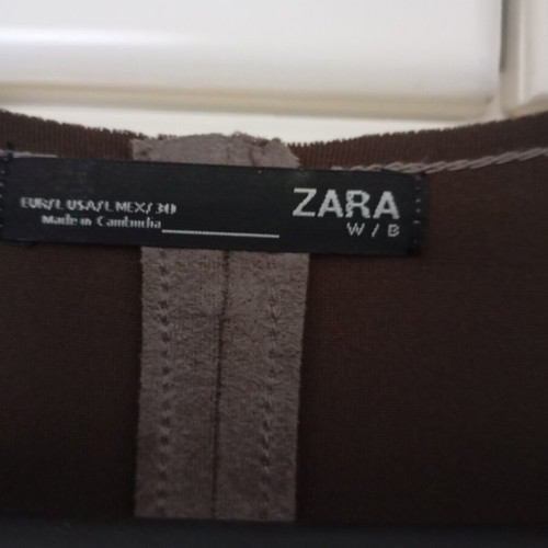 Zara gray coat like new with nice detail at the bottom