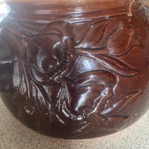 Clay Pot Petrotos like new, traditional glazed cooking pot