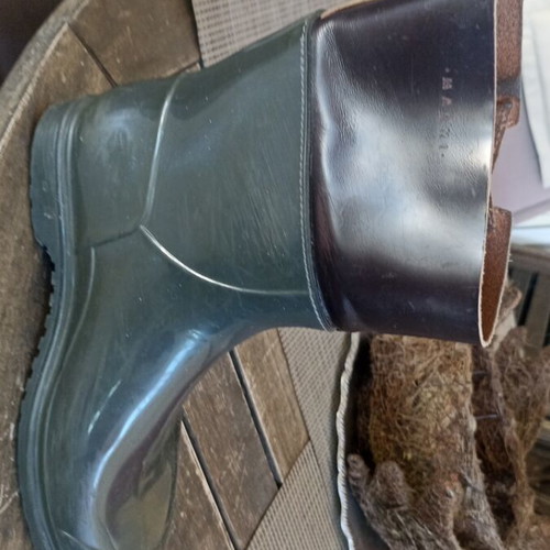 Women's galoshes used with leather detail, size 38-38.5