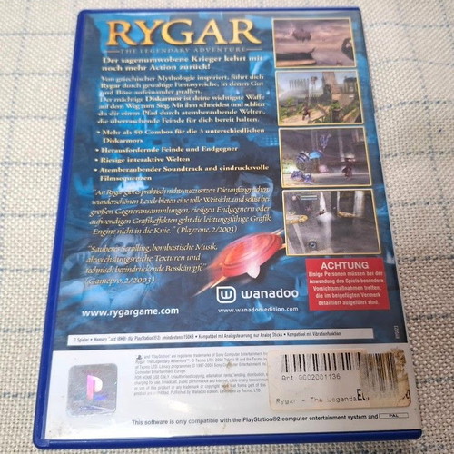 Rygar The Legendary Adventure PlayStation 2 used
