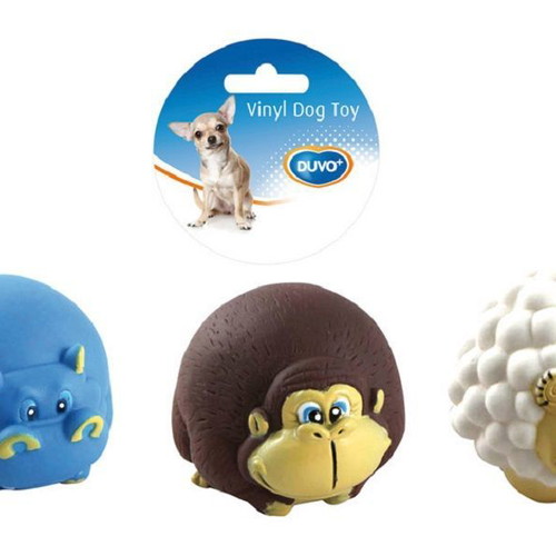 Vinyl dog toy Animals 9cm new with whistle for dogs