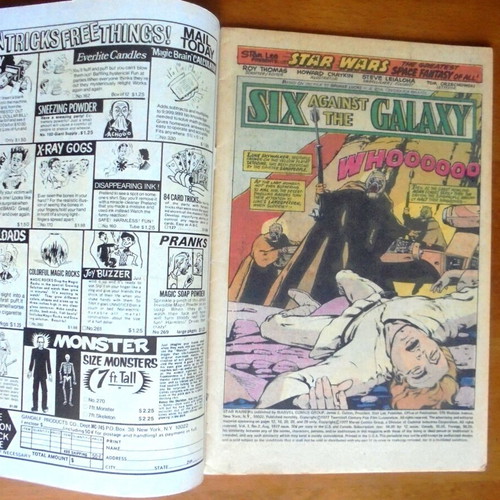 Star Wars #2 comic used, first British edition 1977