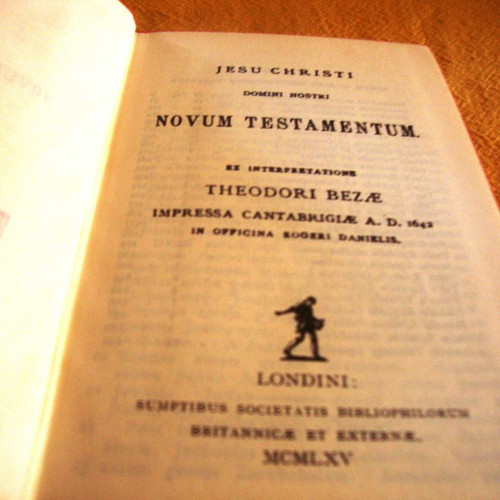 Jesu Christi Novum Testamentum used, collectible