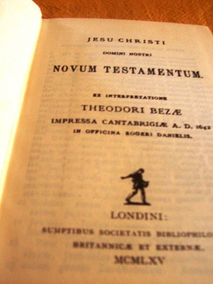 Jesu Christi Novum Testamentum used, collectible