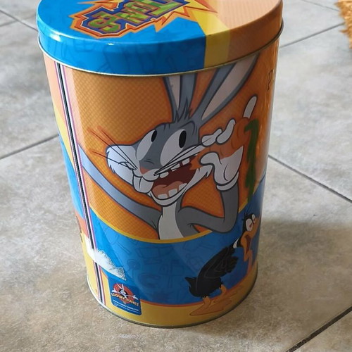 Looney Tunes Apple Funwear Pyjamas metal box used