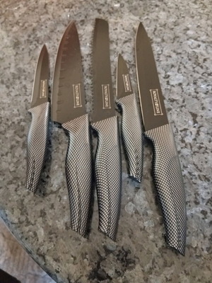 Royalty Line kitchen knives new, set of 5 pieces