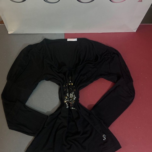 Rouge Paris Y2K Blouse with Diamond Crown, Size Small, New