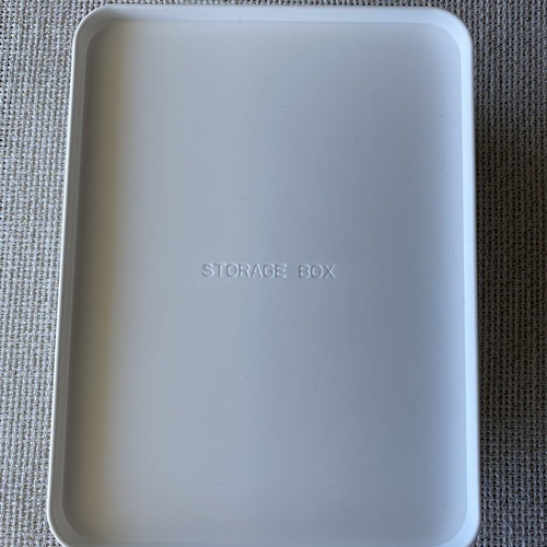 Plastic Storage Box with 6 Compartments like new