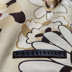Coccinelle fabric shoulder bag like new, beige and brown