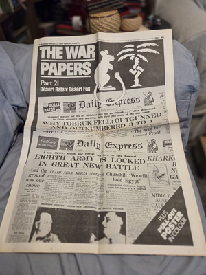 The War Papers μέρος 21 μεταχειρισμένη, εφημερίδα Β' Παγκοσμίου Πολέμου