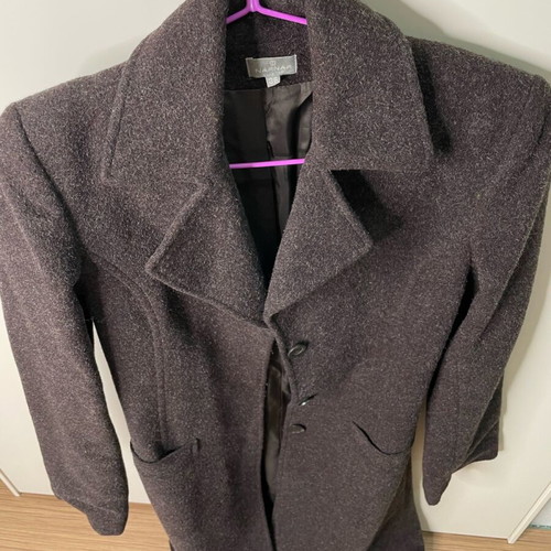 Naf Naf brown coat like new, size S
