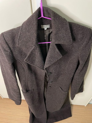 Naf Naf brown coat like new, size S