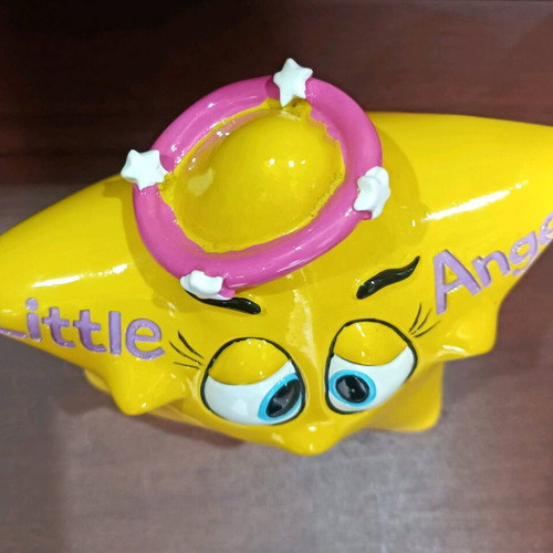 Vintage 90s piggy bank and photo frame set new