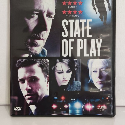 State Of Play DVD new, action thriller with Greek subtitles