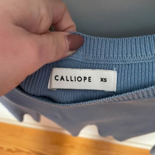 Calliope blouse new, blue and turquoise, sizes XS and S