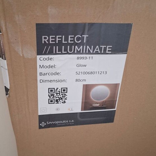 Savvopoulos Glow LED Bathroom Mirror 80 cm new