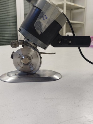 Fabric cutting wheel used