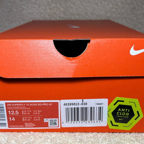 Nike Zoom Superfly 10 Academy SG-Pro Pink “Magic Flamingo” Football Boots – Brand New