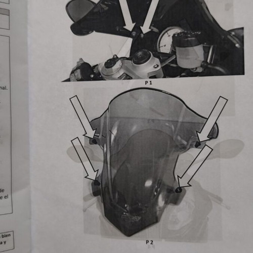 MRA tinted windscreen for BMW S1000RR 2015 new