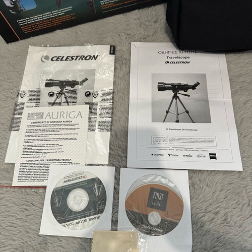 Celestron telescope new with equipment and accessories