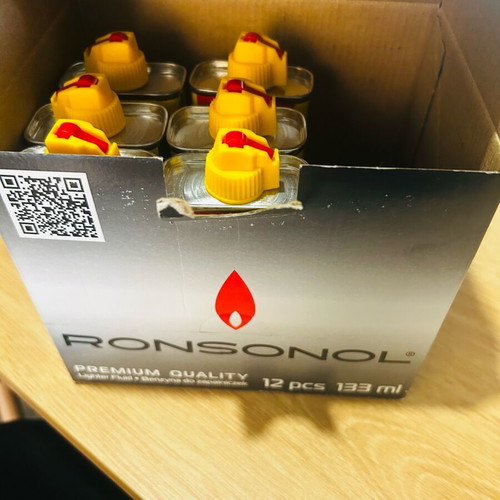 Ronsonol lighter fluid 6 pack 133ml new
