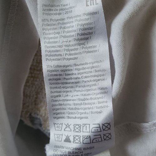 Vero Moda white T-shirt Piña Colada with sequins size S like new