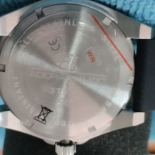 ADORA Nautic Men's Pro Diver Watch, Deep Red, 20 ATM