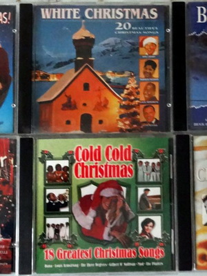 Christmas CDs new, pack of 15 songs by Greek and foreign artists