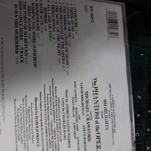 The Phantom Of The Opera CD used