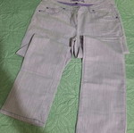 Passport women's lightweight jeans with topstitching in light purple