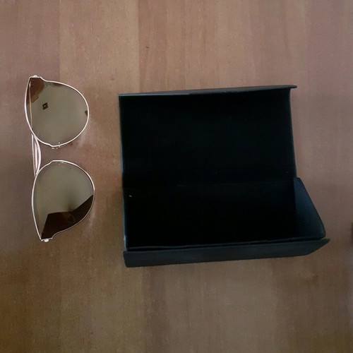 Women's sunglasses new brown with case