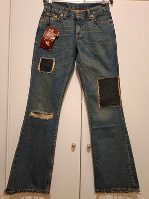 Vintage Levi's 529 women's bootcut jeans size W26 L32 new blue