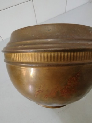 Copper pots used, sizes 25x25 and 30x30