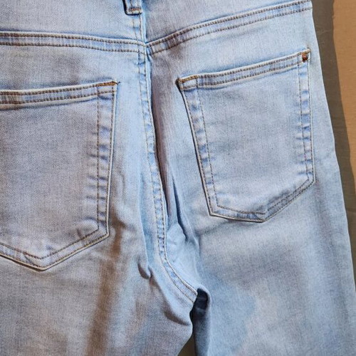 Bershka skinny jeans like new, high waist, light color